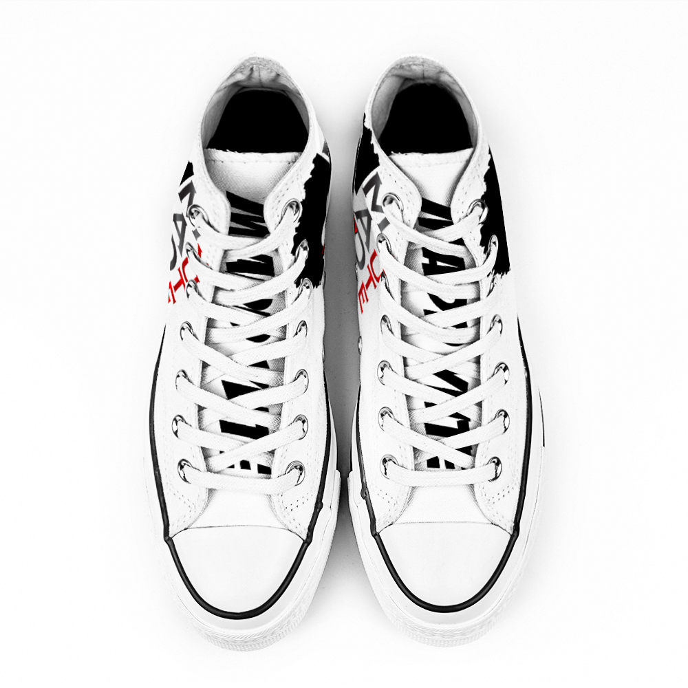 MYC White High Top Chucks