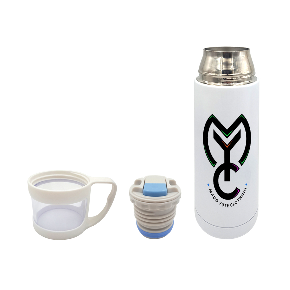 MYC White Stainless Steel Thermal Insulated Cup 12oz