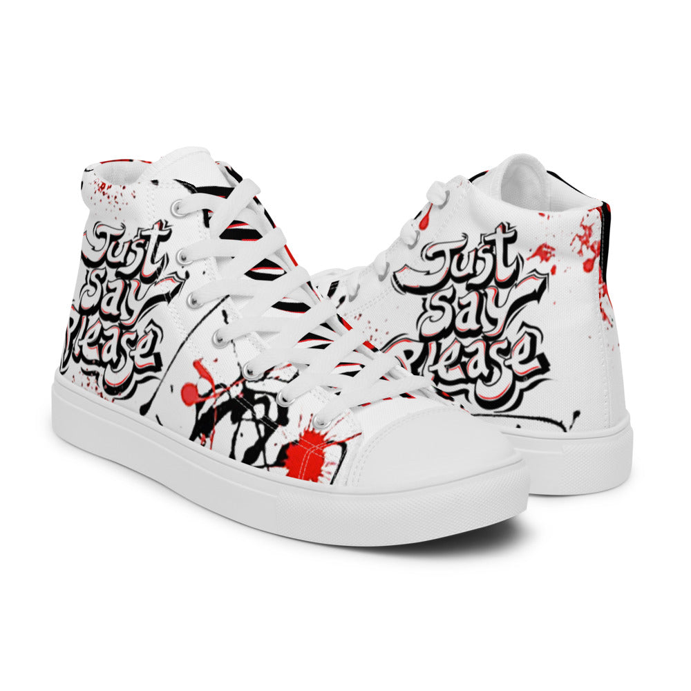 JSP Splatter High Top Sneakers